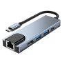 Docking Station Portable Usb-c Hub 5-IN-1 Adapter Multi-port Converter
