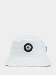 Wax Plastisol Target Bucket Hat - White - L White