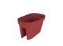 Pot Plastic Pot Capri Balcony Box Dark Red Artevasi 60CM