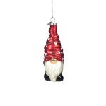 Gnome Glass Red Hat 4X4.8X11.6CM