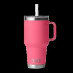 Rambler 25 Oz Straw Mug - Tropical Pink