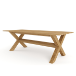 X-leg Table - Blackwood