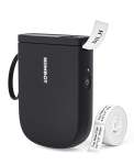 NB525 - - D11_H - 300DPI - Portable Bluetooth Label Printer Inc Free Label Roll Black