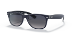 - New Wayfarer - Matte Blue On Transparent Blue blue Gradient - Size 55