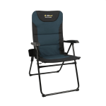 Oztrail Resport 5 Position Arm Chair – 150KG – Blue