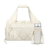 Mosiso Gym Bag For Women Travel Duffle Weekender Overnight Workout Carry On Small Tote Sport Gym Duffle Bag With Shoe Compartmen