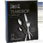 Teardrop 24 Piece Cutlery Set