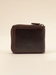 Zip Around Leather Wallet