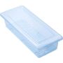 10 Pack - Plastic Refrigerator Storage Container With Lid - Transparent