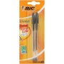 BIC Crystal Life Pens Black 2 Pack