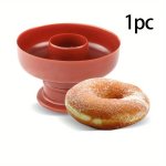 1PC Easy Diy Donut Maker - Plastic Doughnut Cake Maker Mold For Baking And Decorating - Perfect For Baking Bread Desserts And Mo