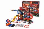 Racing Car Dinosaur Parking Garage Playset 52 Pieces