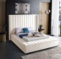 Whimsy Sleigh Bed Double -off White