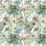 Printed Runner Succulent 5