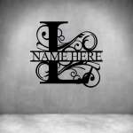 L - Alphabet Personalized Monograms - 600MM Matt Gold