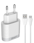 LDNIO - A303Q - 18W Fast Charging Adapter With Type-c Cable - White