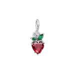 Charm Pendant Strawberry Silver