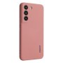 For Samsung Galaxy S22 5G Enkay Liquid Silicone Soft Shockproof Phone Case Pink