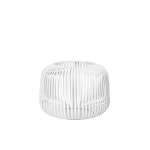 Lantern - Powder Coated Steel In White: XS 14X10CM Lito