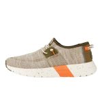 Heydude Men's Sirocco M Sport Mode Green dusty Olive orange Size 10 Men's Shoes Men Slip-on Sneakers Comfortable & Light-weight