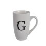 Mug - Household Accessories - Ceramic - Letter G Design - White - 3 Pack