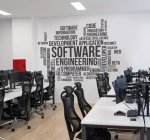 Software Engineering Word Cloud Office Sticker