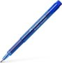 Faber-Castell Fibre Tip Broadpen 1544 Blue 10 Pack - Blue B Nib