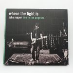 John Mayer: Where The Light Is: Live In Los Angeles Cd