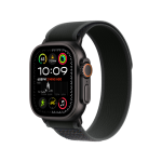 Apple Watch Ultra 2 Black Titanium Case With Black Trail Loop - S m