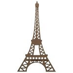 Laser Cut Wooden Eiffel Tower Supawood 650MM X 330MM