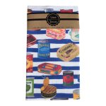 Single Printed Dishcloth - Tins
