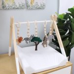 Baby Gym Themed Dangles Modern Safari