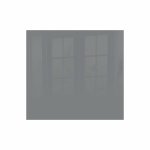 Decorative Glass Wall Tile 598 X 650 X 6MM Metallic Silver