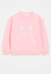 PoP Candy Bow Applique Sweat Top - Pink