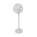 - 30CM Rechargeable Pedestal Fan White