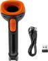 Wireless USB Barcode Scanner Handheld 2.4G Barcode Reader & USB Receiver