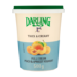 Full Cream Peach & Apricot Yoghurt 500G