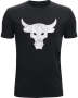 Boys' Project Rock Brahma Bull Short Sleeve - Black / Yxl