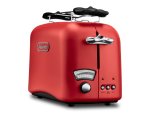De'Longhi Delonghi Argento 2-SLICE Toaster 800W Red