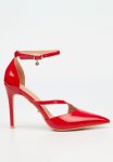 Lola 30 Ankle Strap - Red