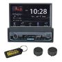 Targa 7 Inch In-dash Motorized Media Player & Evo Tweeters & Gel Key Holder