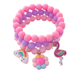 Cute Pastel Charm Bracelet Set