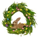 Rabbit And Eggs Wreath 45CM