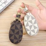 Vintage Retro Pu Leather MINI Key & Coin Pouch With Stylish Zipper Closure Durable Ultra-portable Organizer For Everyday Use 8.9