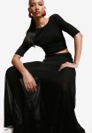 Long Jersey Skirt - Black