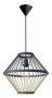 Bright Star Lighting Pendant Light Diamond Wood X1