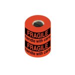 Tower Fluorescent Roll "fragile" 55X162MM 250 Labels