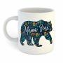 Mama Bear Retro Floral Coffee Mug
