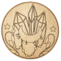 Crystals & Moon Tarot Card Of The Day Board