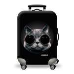 Printed Luggage Protector - Funky Feline - XL